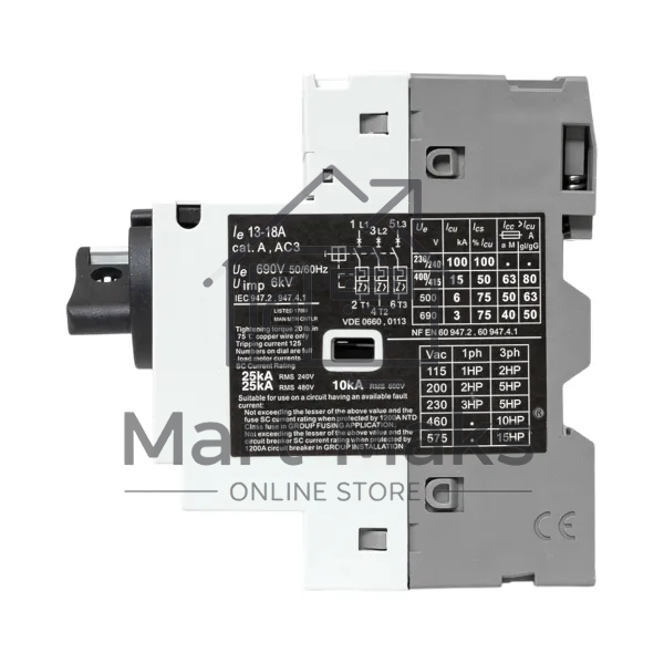 Выключатель автоматический для защиты двигателя GV2P 13-18А EKF gv2pm-18