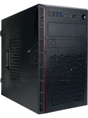 Компьютерный корпус Mini Tower InWin EMR065 черный U3.0*2+U2.0*2 A(HD) +intrusion switch mATX