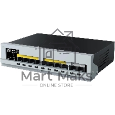 Коммутатор Netis ST110PDI-2-130 10x100Мбит/с 8PoE 130W неуправляемый