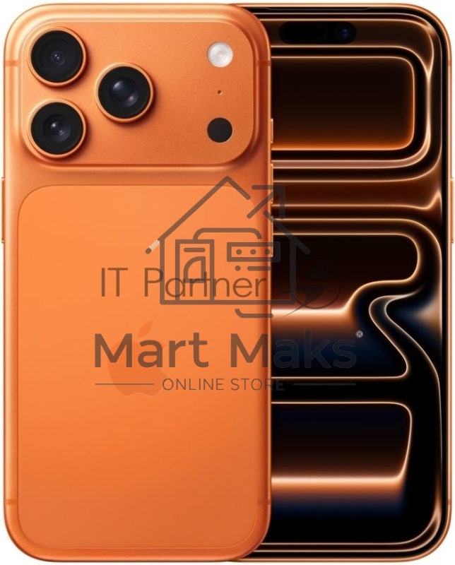 Смартфон Apple iPhone 17 Pro A3523 12/256Gb, Cosmic Orange