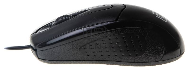 Мышь проводная Oklick 305M черный, 1000 dpi, USB, кнопки - 3