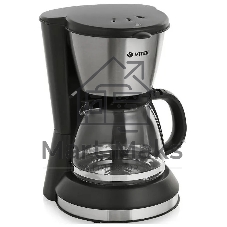 Кофеварка капельная Vitek VT-1506 ВК черный, молотый кофе, 0.7 л, 550 Вт