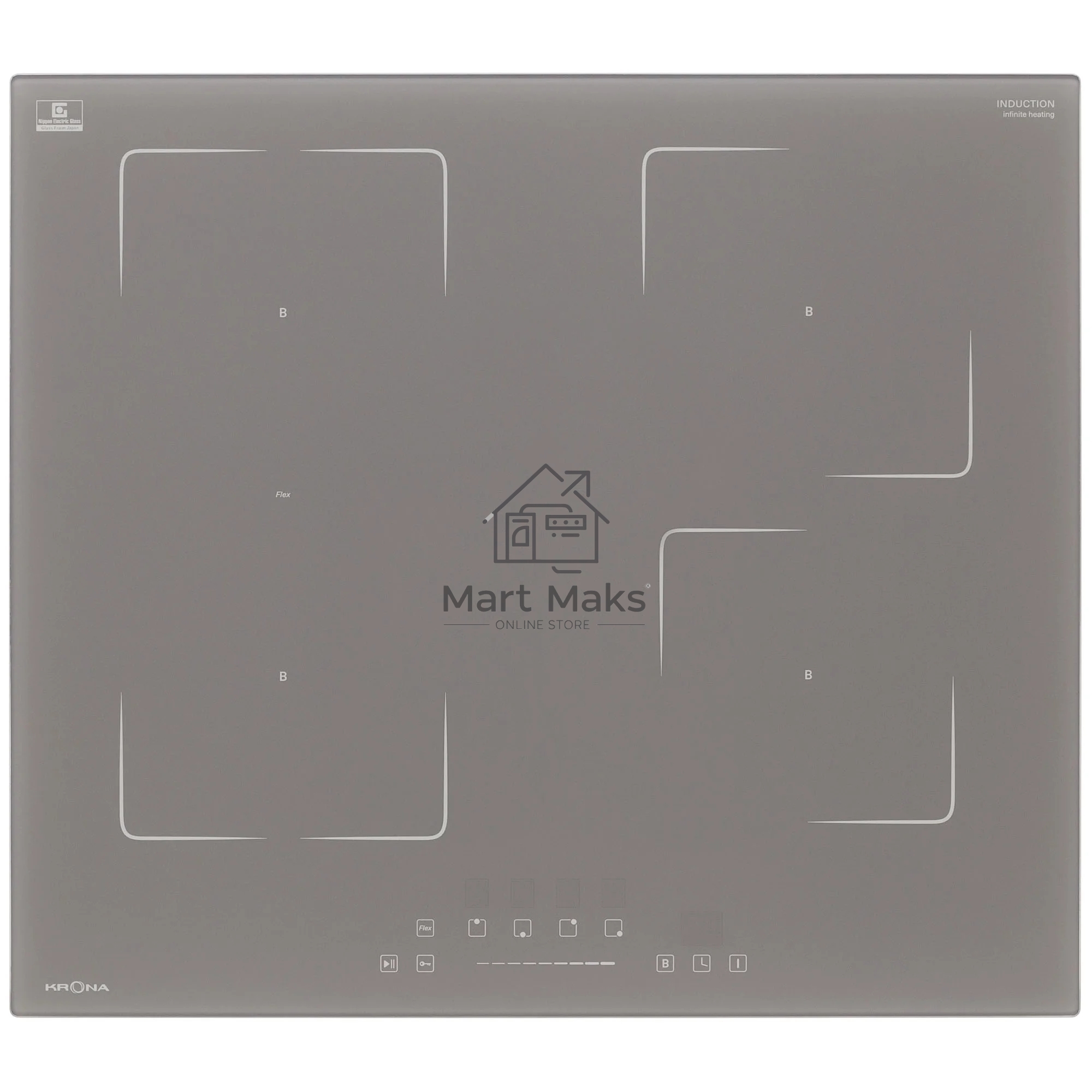 Индукционная варочная поверхность Krona MYSTERIUM max ih 60 GR графит
