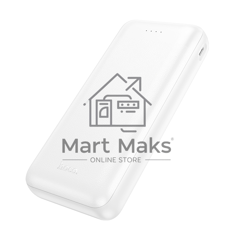 Портативный аккумулятор HOCO J153A 20000mAh 2USB+1Type-C+1micro USB 2.0A, белый