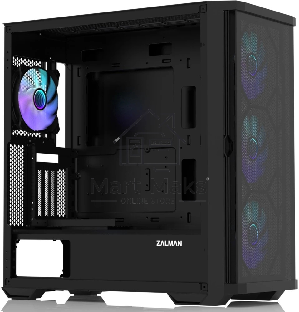 Компьютерный корпус ZALMAN Z10 DUO, ATX, BLACK, WINDOW, 2x3.5