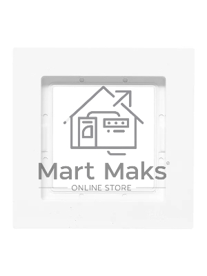 Эпика 1 - местная рамка, IP44, белая, пластик