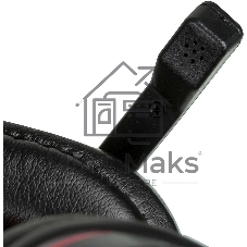 Гарнитура Oklick HS-L380G черный/красный 1.8м мониторы оголовье (JD-032)