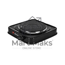 Плита настольная электрическая BLACKTON Bt HP117CI чёрный, 1 кВт, ТЭН, конфорки - 1, эмаль, поворотные переключатели