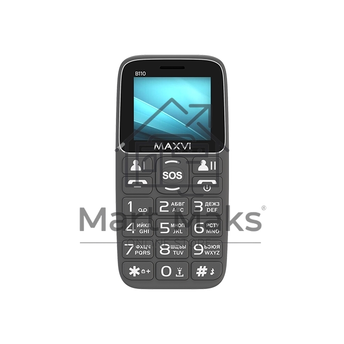 Мобильный телефон Maxvi B110 grey