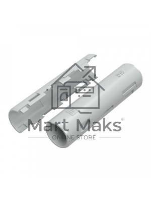 Муфта разборная D16 мм атмосферостойкая серая Промрукав