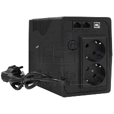 Источник бесперебойного питания ExeGate SpecialPro Smart LLB-650.LCD.AVR.2SH.RJ.USB <650VA/360W, LCD, AVR, 2*Schuko, RJ45/11, USB, Black>