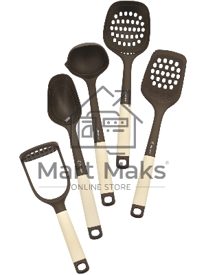 Набор 5 кухонных предм. Rondell Mocco&Latte RD-1860 (BN) коричневый