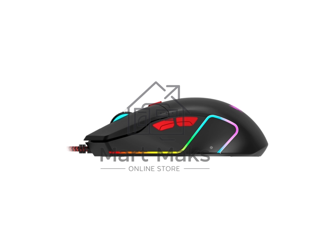 Мышь проводная Acer Nitro OMW301 черный, 7200 dpi, USB, кнопки - 6