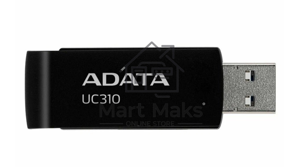 Флешка USB ADATA UC310-128G-RBK черный 128GB