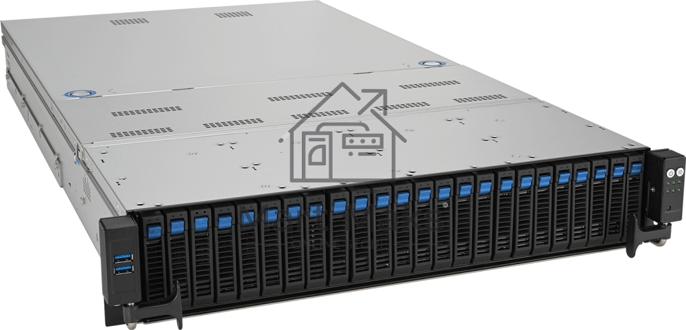 Серверная платформа ASUS RS720-E11-RS24U/10G/2.6KW/24NVMe/OCP/GPU