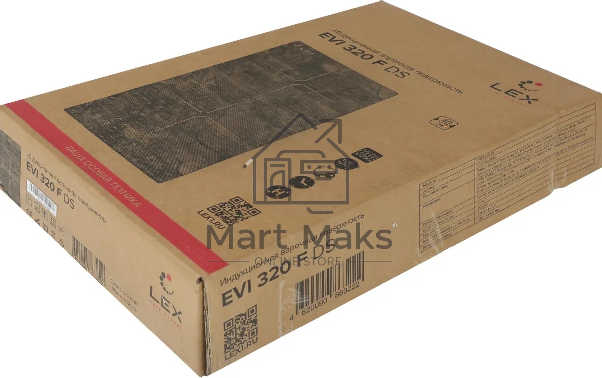 Индукционная варочная панель LEX EVI 320 F DS независимая, серый