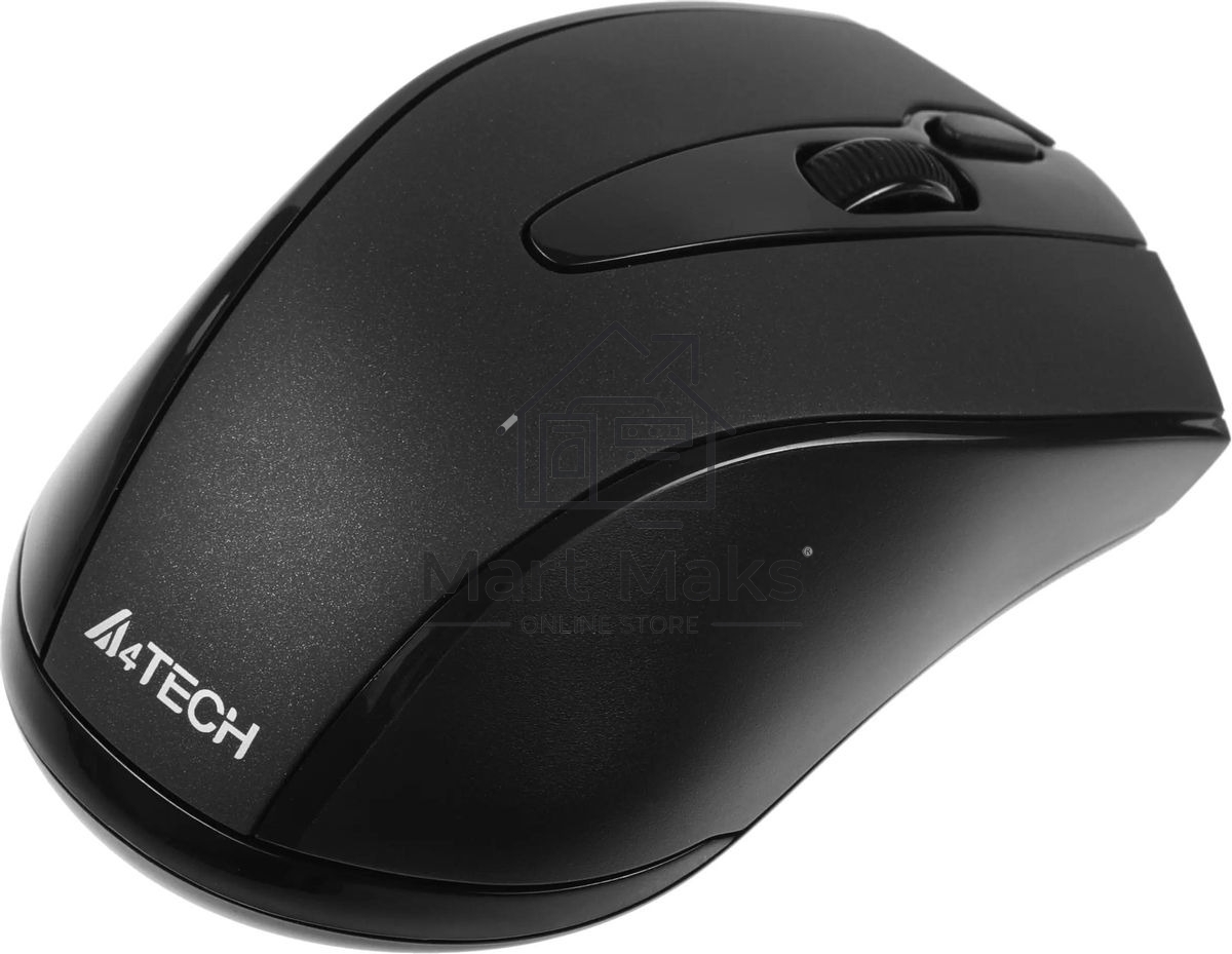 Мышь беспроводная A4Tech G9-500FS черный, 1200 dpi, радиоканал, USB, кнопки - 4