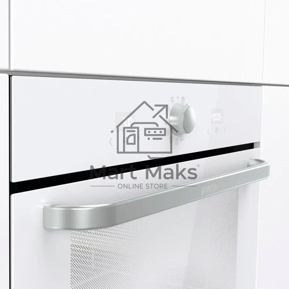 Духовой шкаф Gorenje BOS6737SYW, 77л, дверца с 2 стеклами, белый