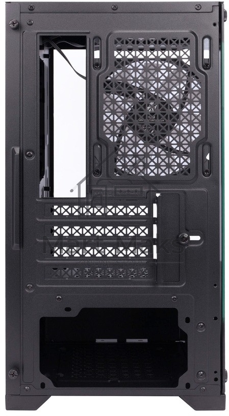 Компьютерный корпус 1STPLAYER MIKU Mi2 черный mATX 3x120мм LED fans Mi2-BK-3F1