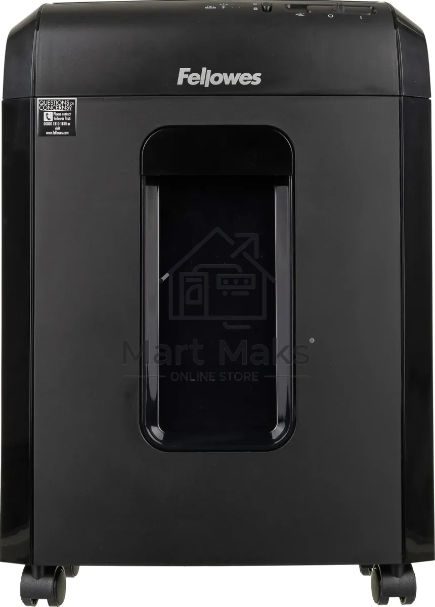 Шредер Fellowes Powershred 10M FS-4630601 DIN P-5, 2х15мм, 10лст., 19лтр., Safety Lock, с микрорезкой