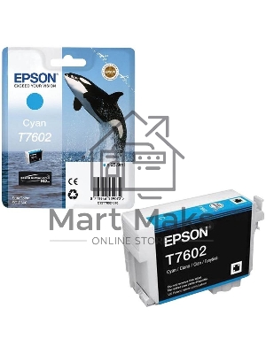 Картридж струйный Epson C13T76024010 голубой (26 мл) для SC-P600