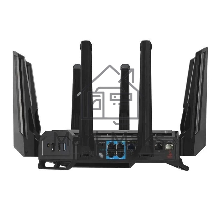 Маршрутизатор ASUS GT-BE19000, черный/красный, 90IG0850-MO9A0V
