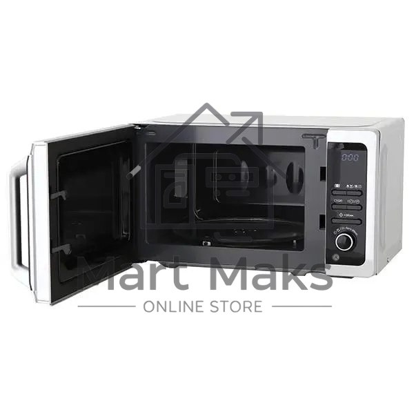 Микроволновая печь Sharp R2852RSL серебристый, 20 л, 800 Вт, переключатели - кнопки/поворотный механизм