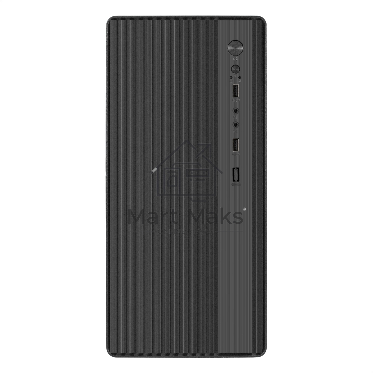 Корпус ExeGate BAA-503-AA500, Mini-Tower, чёрный, 1 x 80/90 мм, БП 500 Вт