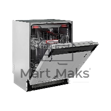 Встраиваемая посудомоечная машина Kuppersberg GHS 6036, High-Tech, 60 см, 16 комплектов, 3 корзины, 8 программ, отсрочка старта, автоматическое открывание двери, LED подсветка, сенсорное управление, луч на полу, половинная загрузка, UV-лампа, энергоэффективность А