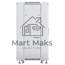 Шкаф телекоммуникационный напольный Cabeus SH-05C-12U60/80 серый, IP20, 12U, 730х600х800 мм (ВхШхГ), дверь: стекло, разборный