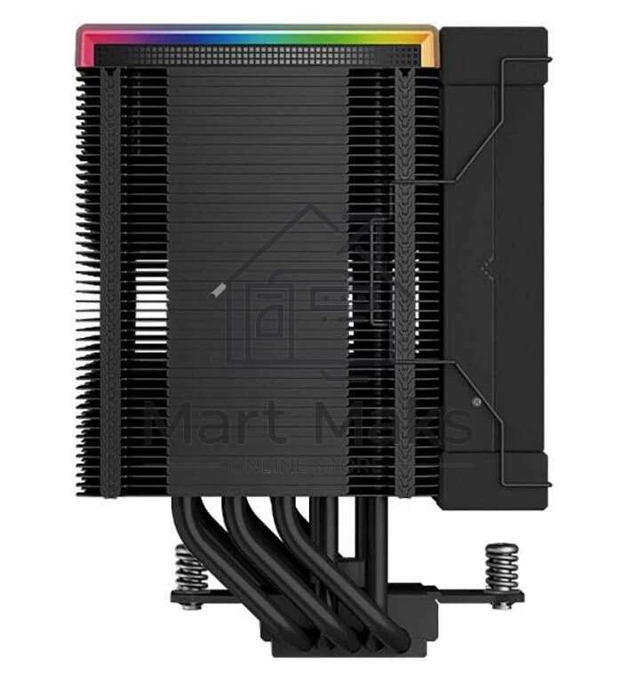 Кулер для процессора DEEPCOOL AK500 DIGITAL черный, 120 мм, алюминий/медь, 1850 об/мин, 28 дБ, 4 pin, 240 Вт, 160 мм