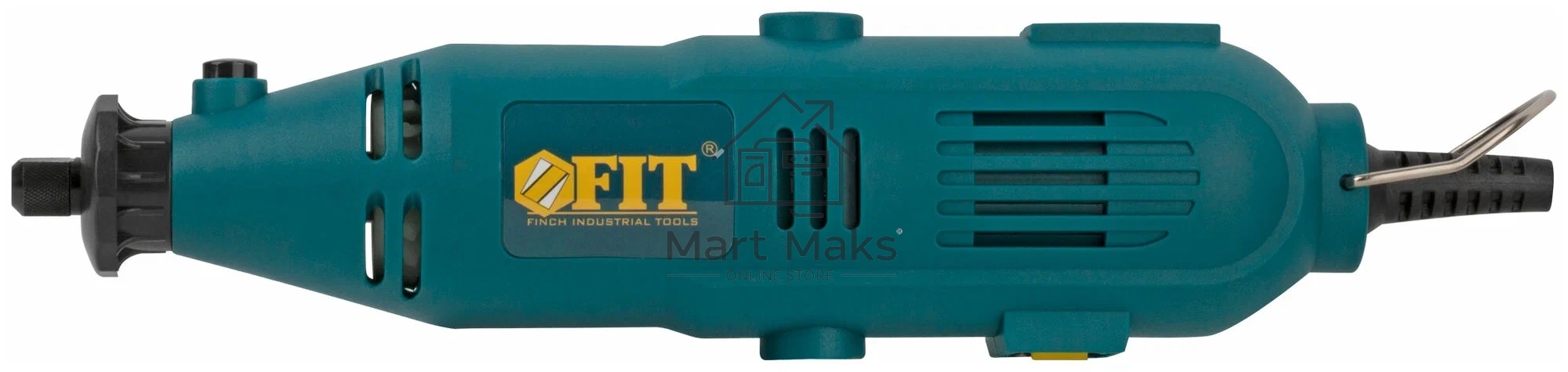 Гравировальная машина FIT DG-136 135 Вт, 10000-32000 об/мин, 2,4/3,2 мм, БС щеток, набор насадок, коробка