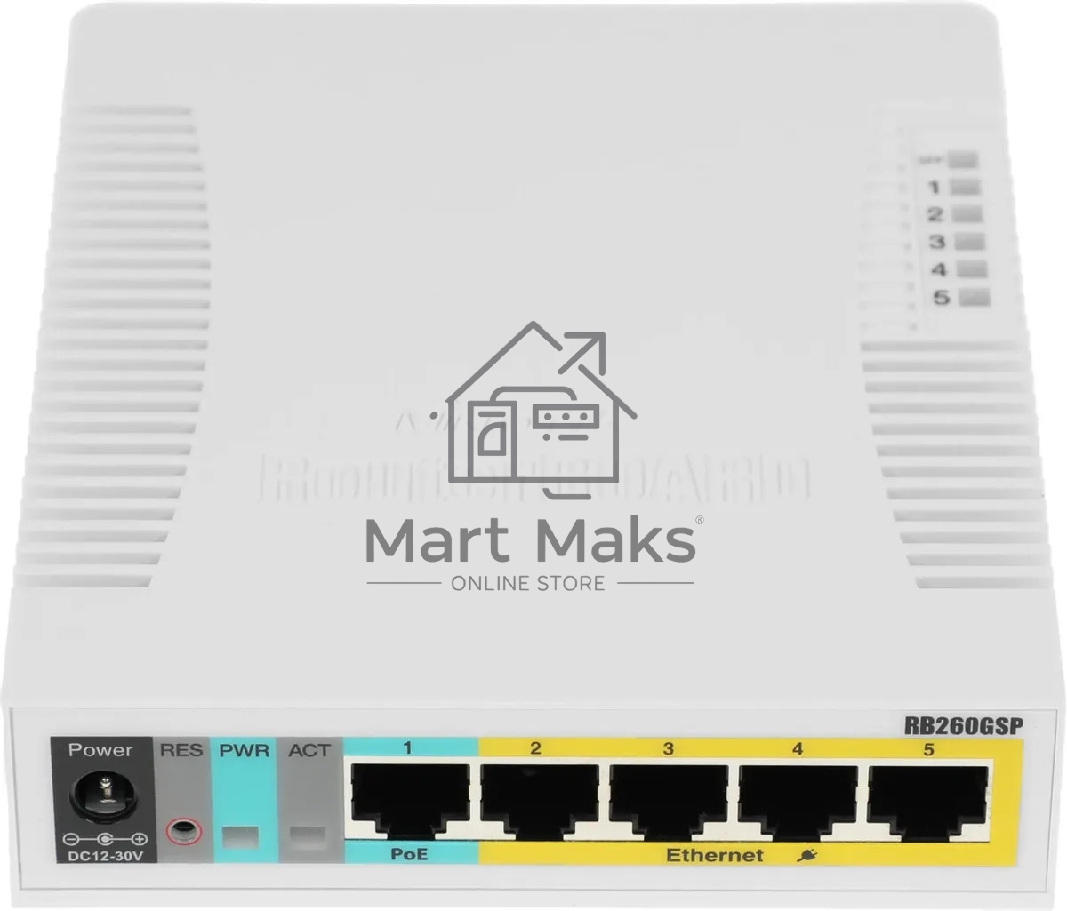 Коммутатор Mikrotik CSS106-1G-4P-1S 5PORT 1000M 1SFP