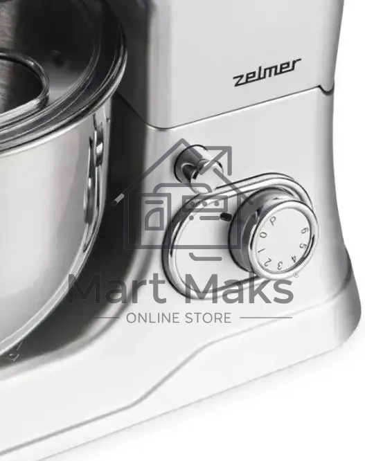 Миксер планетарный ZELMER ZKR1360 серебристый, 1200 Вт