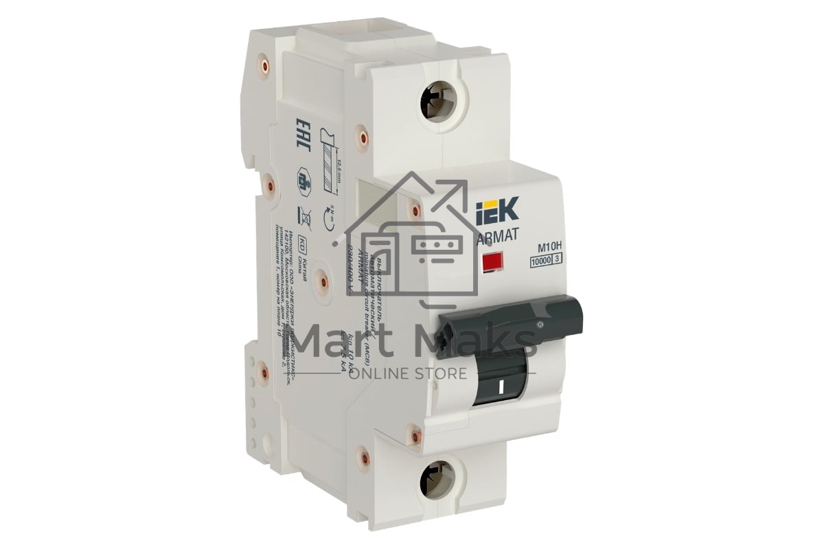 Выключатель автоматический модульный 1п C 100А M10H ARMAT IEK AR-M10H-1-C100