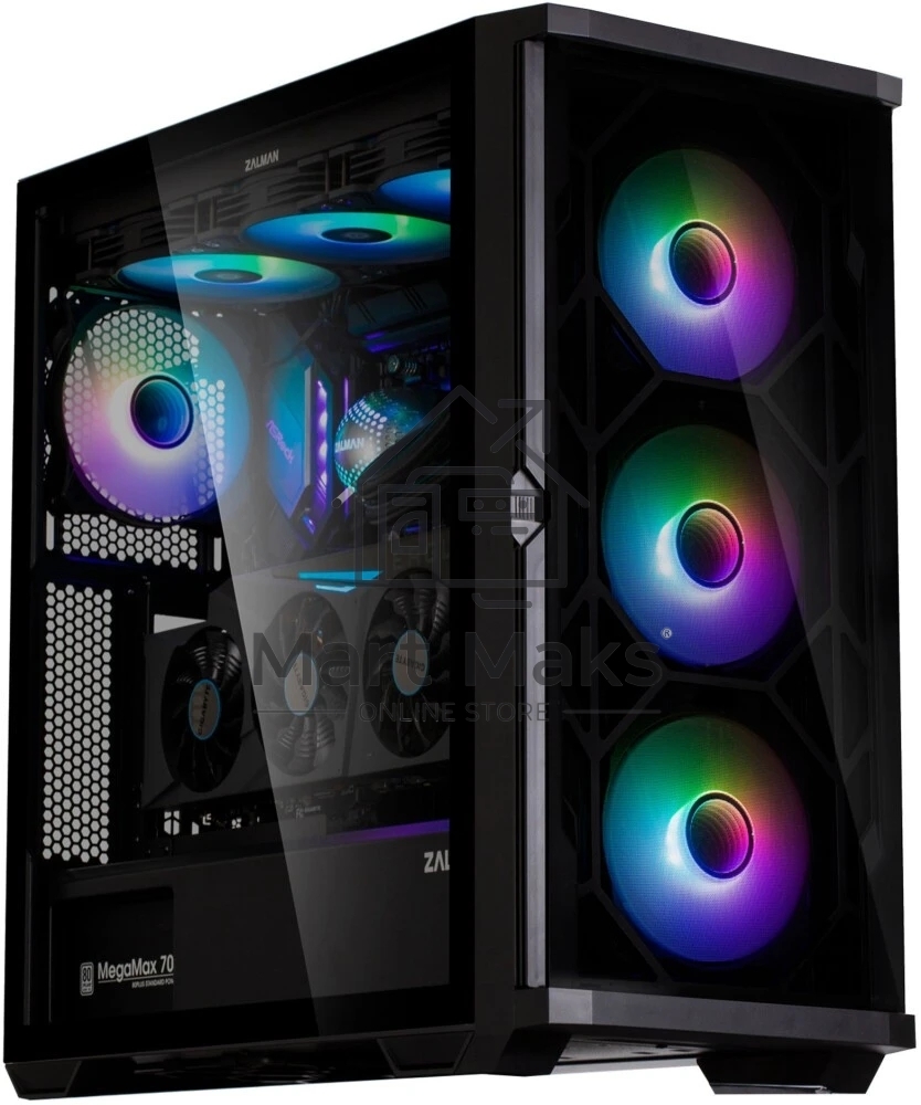 Компьютерный корпус ZALMAN Z10 DUO, ATX, BLACK, WINDOW, 2x3.5