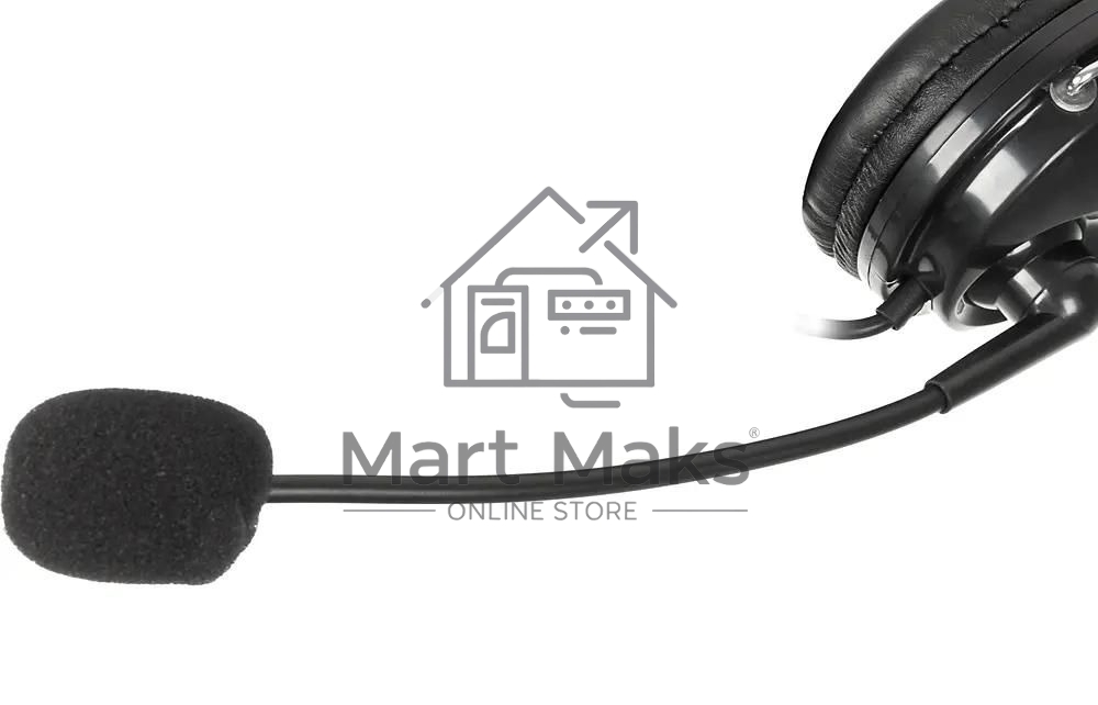 Гарнитура проводная A4Tech HS-7P, черный