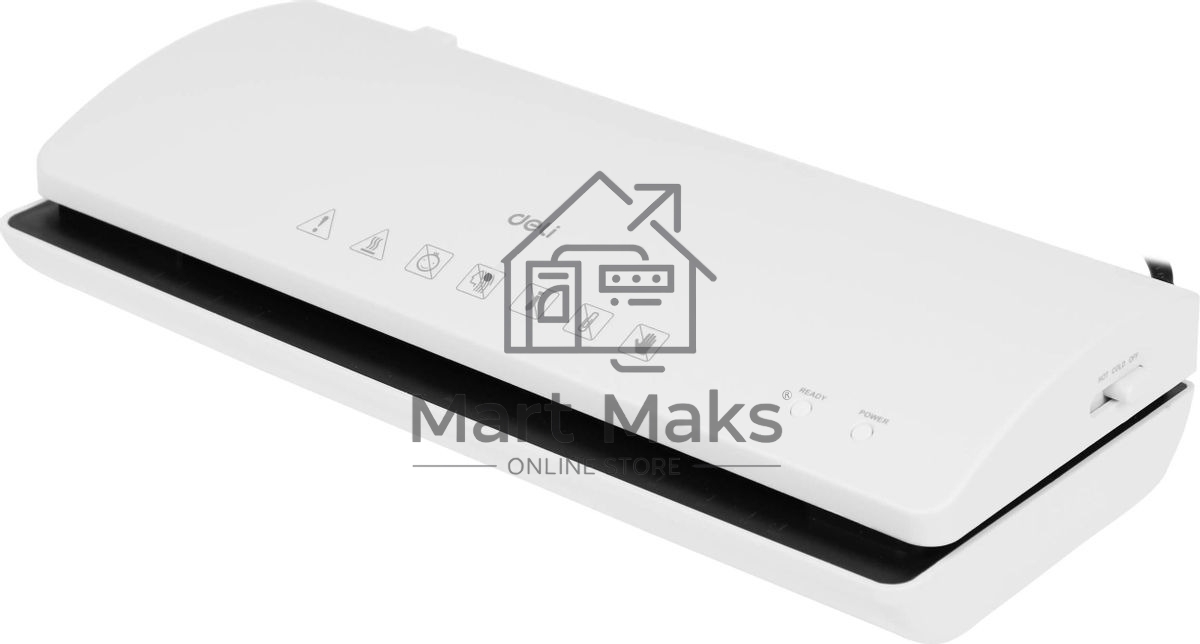 Ламинатор Deli 3897, A4 Film width: A4Laminate speed: 250мм/min  Film range: 70-125mic Thickness: about 3min