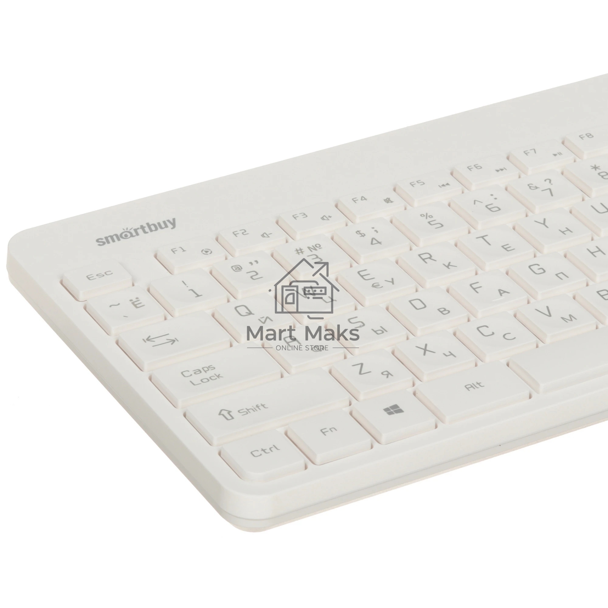 Комплект клавиатура+мышь Smartbuy 220349AG беспроводной, USB, 1600 DPI, белый