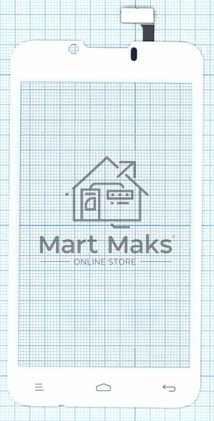 Сенсорное стекло (тачскрин) для Fly IQ441 Radiance, белое