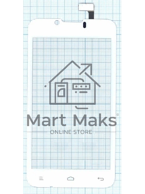 Сенсорное стекло (тачскрин) для Fly IQ441 Radiance, белое