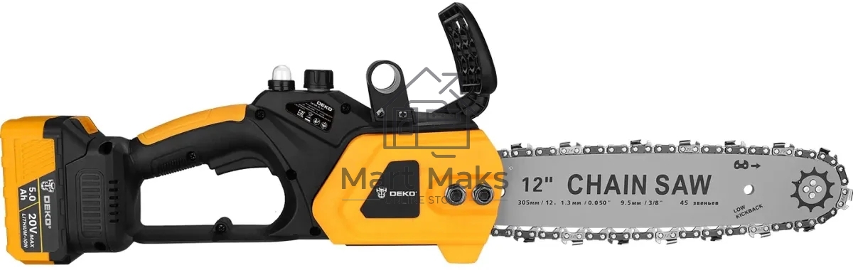 Электрическая цепная пила Deko DKCHS 20-12 дл.шины:12