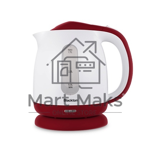 Чайник электрический Blackton Bt KT1701P 1.7 л, 2200 Вт, белый-бордовый