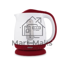 Чайник электрический Blackton Bt KT1701P 1.7 л, 2200 Вт, белый/бордовый