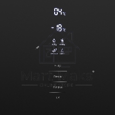 Холодильник Maunfeld MFF185NFB Inverter черный двухкамерный инвертор 240/100л морозилка снизу, No Frost