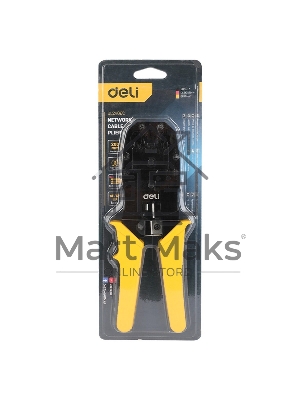 Обжимные клещи Deli DL2468C 8P(RJ-45), 6P(RJ-14 и RJ-12), 4P(RJ-9) 200мм
