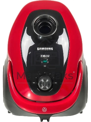 Пылесос Samsung VC20M257AWR красный, 460/2000 Вт, уборка сухая, пылесборник мешок 2.5 л