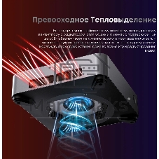 Мини ПК Chuwi AuBox Core i9 13900HK (2.6) 16Gb SSD 512Gb Iris Xe Windows 11 Pro 2x2.5GbitEth WiFi BT 120W серебристый/черный