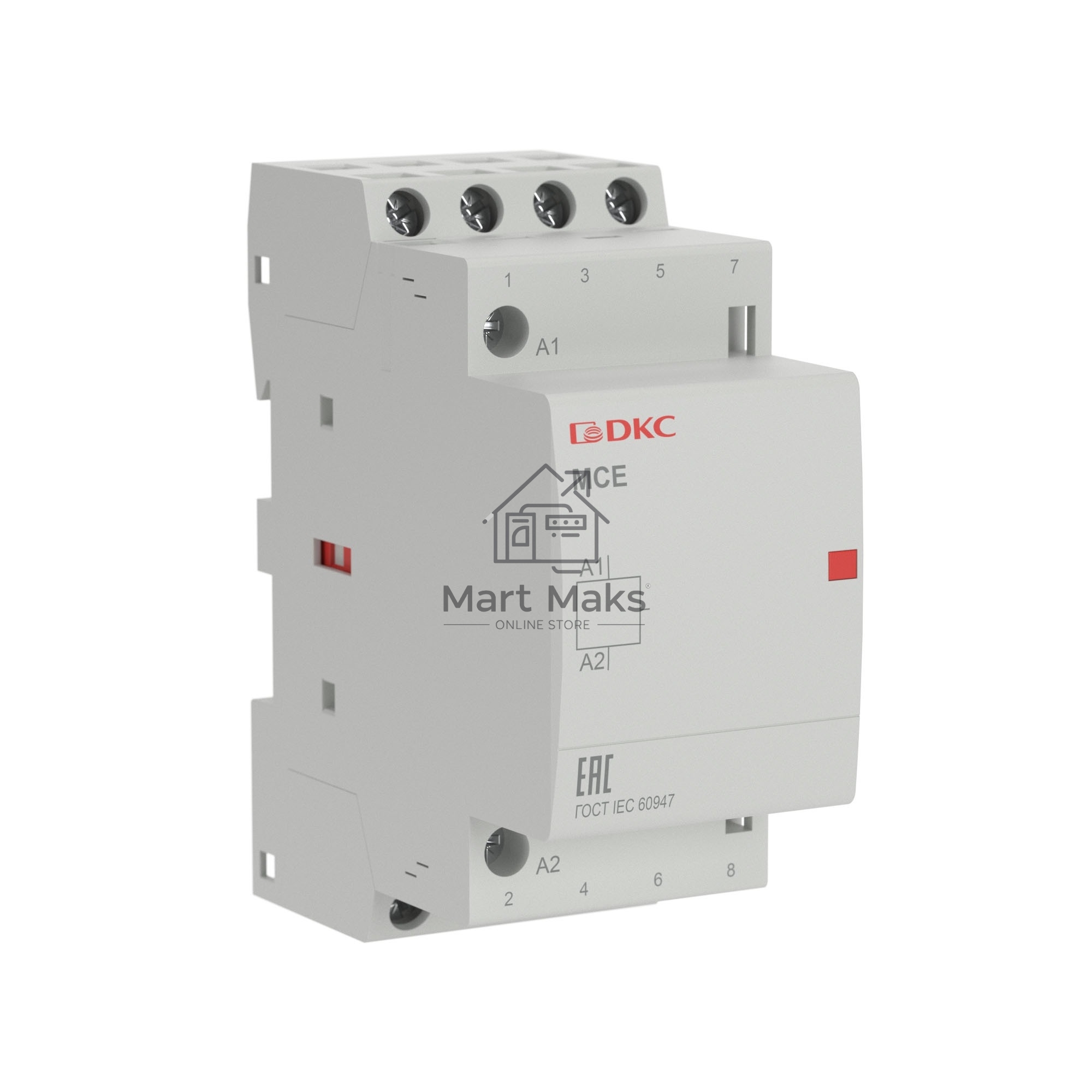 Контактор модульный YON max типа MCE 4P 40A 240В 4НО YON MCE-40-40-A240