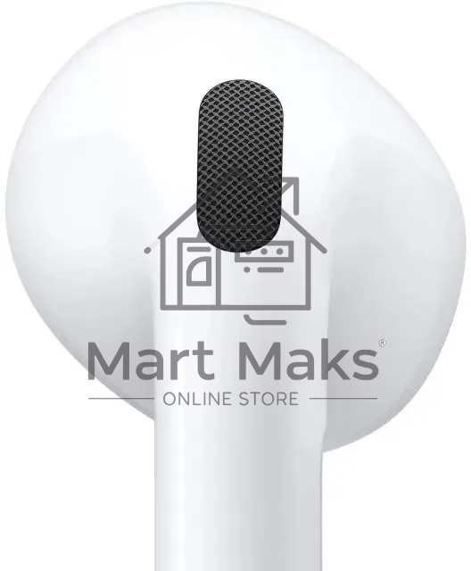 Гарнитура вкладыши Apple A3050 A3053 A3058 AirPods 4 белый беспроводные bluetooth в ушной раковине